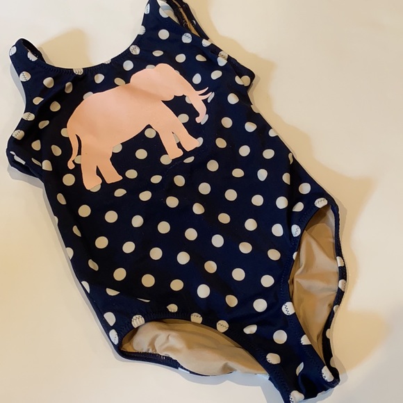 Crewcuts Other - CREWCUTS KIDS SWIM SUIT WITH ELEPHANT AND DOTS